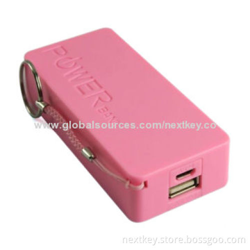 Latest Multiple Colors Perfume Power Banks for iPhone with Keychain, 5,600mAh Capacity